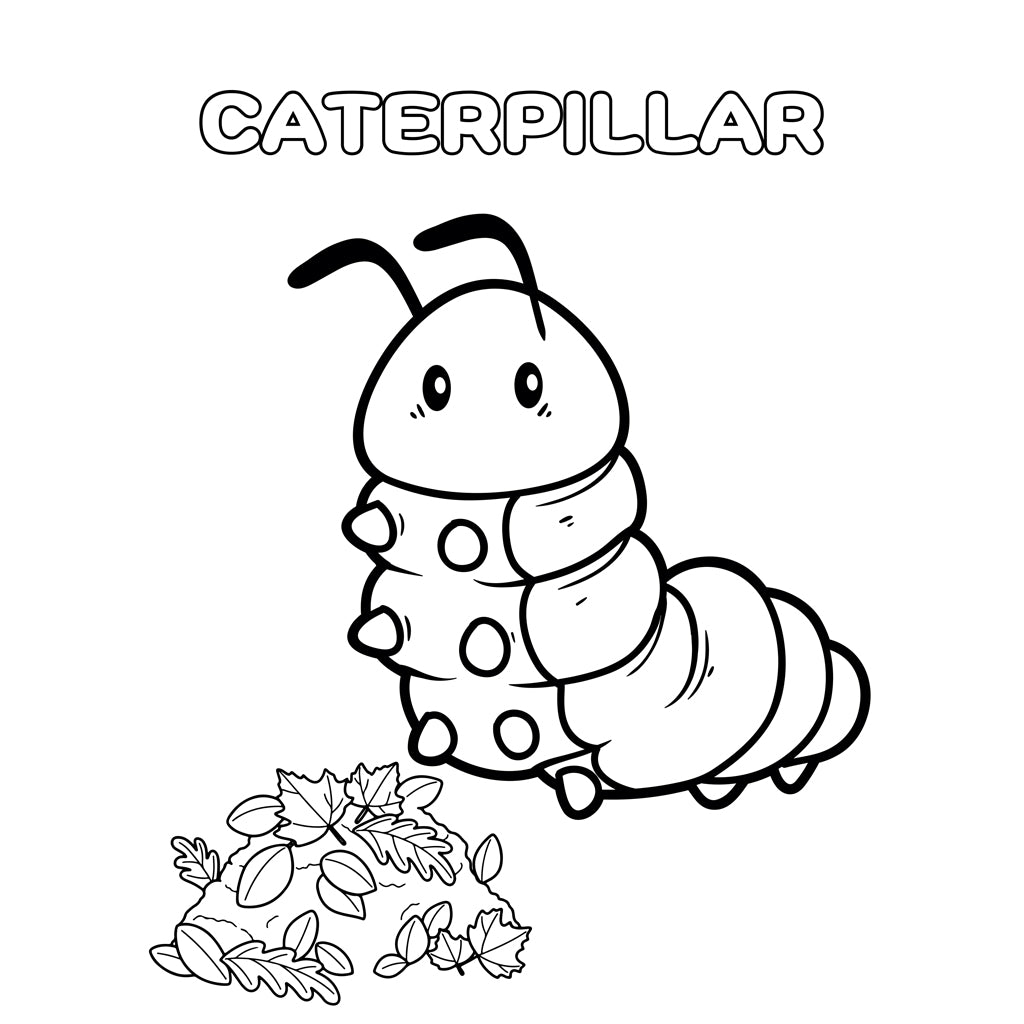 Caterpillar Coloring Pages