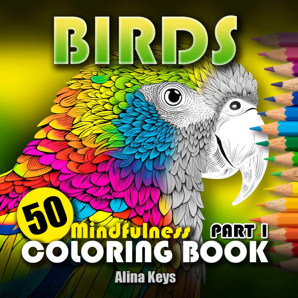 Birds Coloring Book Pages Cover